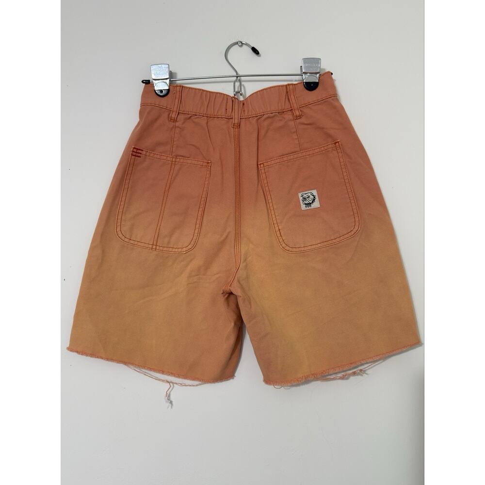 BDG Urban Outfitters Shorts Women's Small Orange Relaxed Cut-Off Cotton Festival - Picture 4 of 12